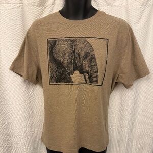 Brown Elephant Banana Republic Men's T Shirt